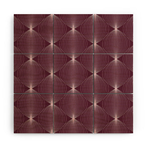 Colour Poems Geometric Orb Pattern X Wood Wall Mural