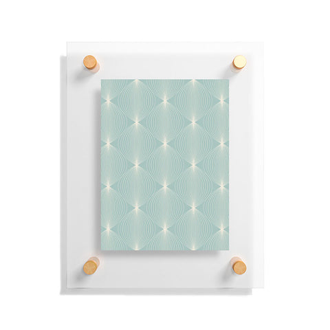 Colour Poems Geometric Orb Pattern XI Floating Acrylic Print