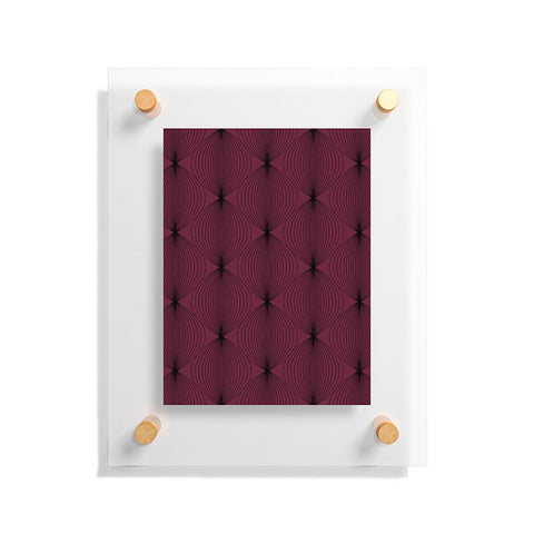 Colour Poems Geometric Orb Pattern XVI Floating Acrylic Print