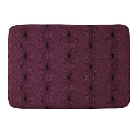 Colour Poems Geometric Orb Pattern XVI Memory Foam Bath Mat