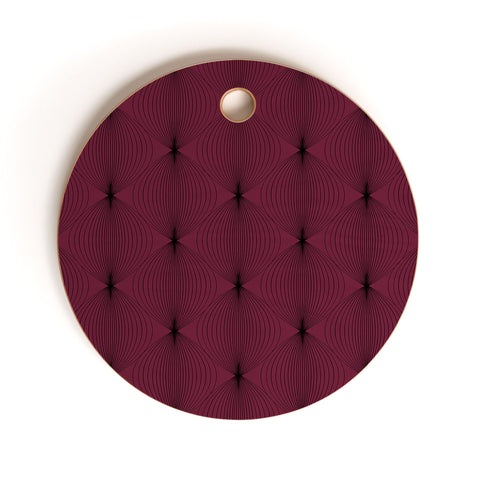 Colour Poems Geometric Orb Pattern XVI Cutting Board Round