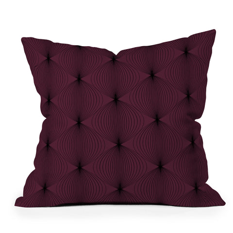 Colour Poems Geometric Orb Pattern XVI Throw Pillow
