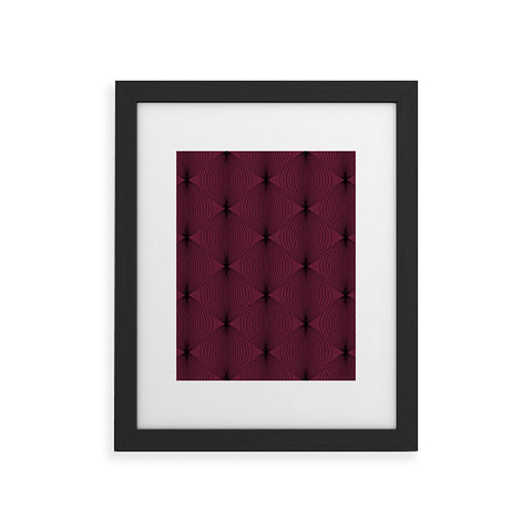 Colour Poems Geometric Orb Pattern XVI Framed Art Print