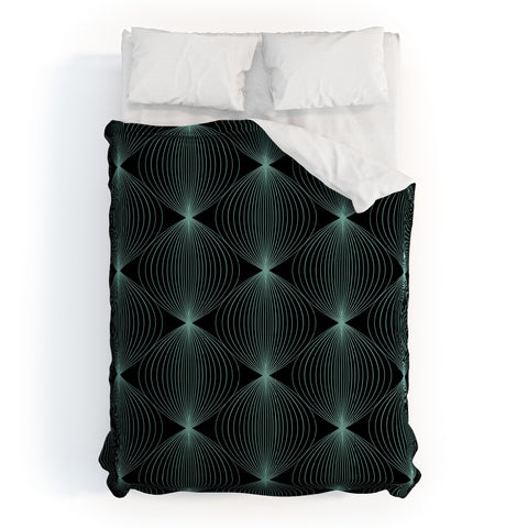 Colour Poems Geometric Orb Pattern XXII Comforter