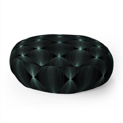 Colour Poems Geometric Orb Pattern XXII Floor Pillow Round