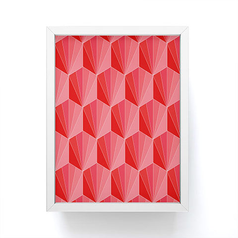 Colour Poems Gisela Color Block Pattern XII Framed Mini Art Print