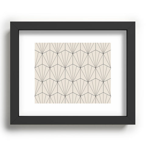Colour Poems Gisela Geometric Line Pattern I Recessed Framing Rectangle