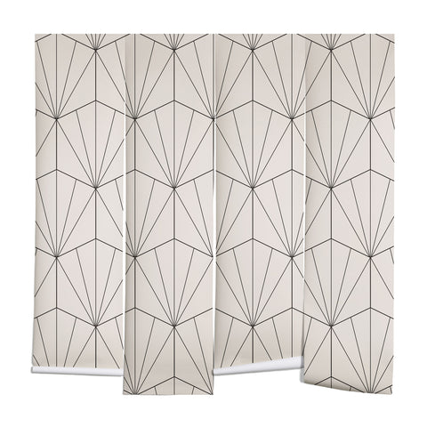 Colour Poems Gisela Geometric Line Pattern I Wall Mural