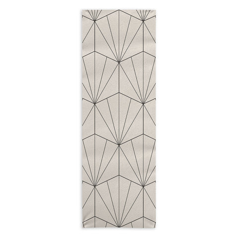 Colour Poems Gisela Geometric Line Pattern I Yoga Towel