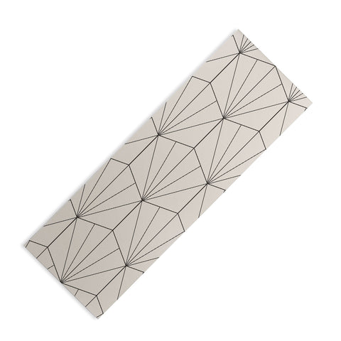 Colour Poems Gisela Geometric Line Pattern I Yoga Mat