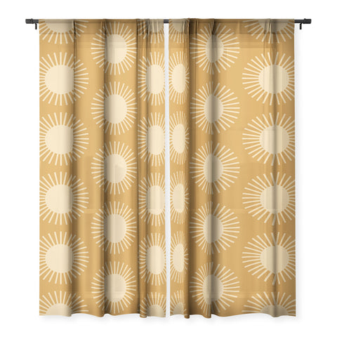 Colour Poems Golden Sun Pattern II Sheer Non Repeat