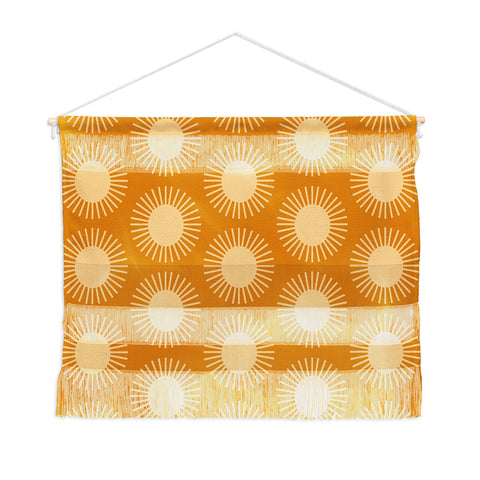 Colour Poems Golden Sun Pattern II Wall Hanging Landscape
