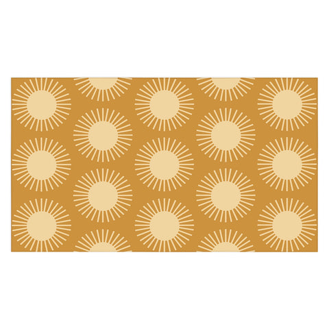 Colour Poems Golden Sun Pattern II Tablecloth