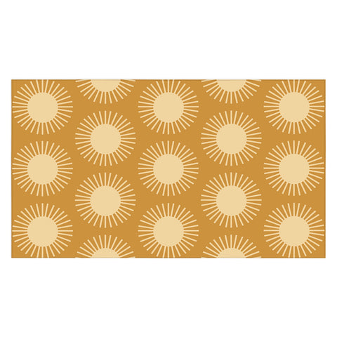 Colour Poems Golden Sun Pattern II Tablecloth
