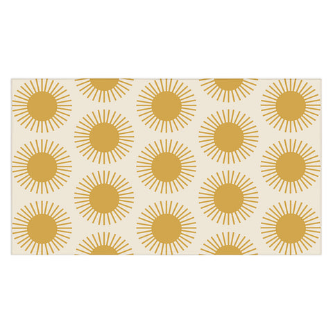 Colour Poems Golden Sun Pattern Tablecloth