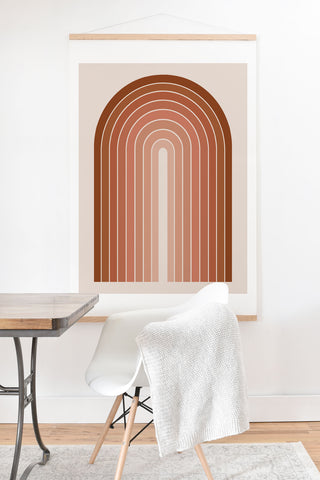 Colour Poems Gradient Arch Earth Art Print And Hanger