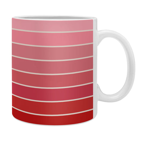 Colour Poems Gradient Arch Pink Red Tones Coffee Mug