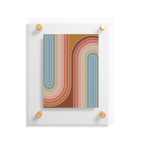 Colour Poems Gradient Curvature IX Floating Acrylic Print