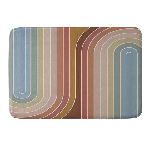 Colour Poems Gradient Curvature IX Memory Foam Bath Mat