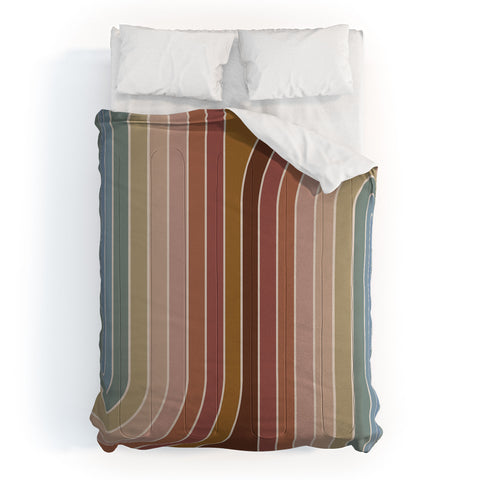 Colour Poems Gradient Curvature IX Comforter