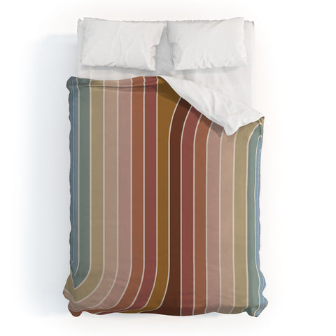 Colour Poems Gradient Curvature IX Duvet Cover