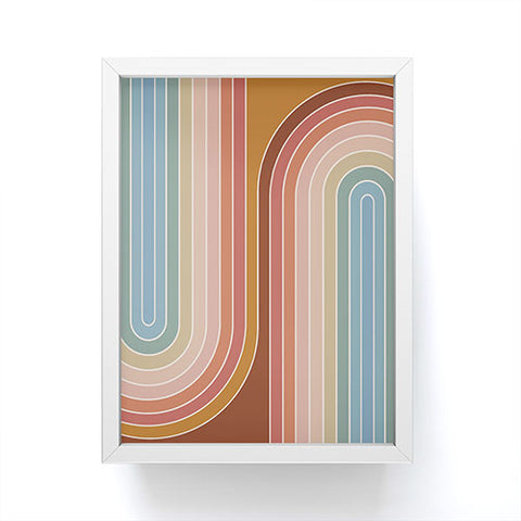 Colour Poems Gradient Curvature IX Framed Mini Art Print