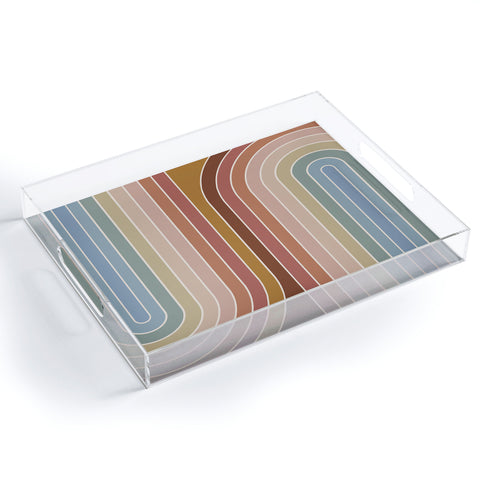 Colour Poems Gradient Curvature IX Acrylic Tray