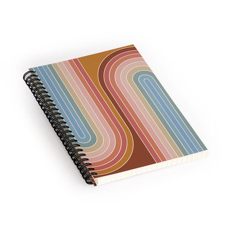 Colour Poems Gradient Curvature IX Spiral Notebook