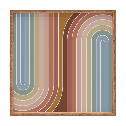 Colour Poems Gradient Curvature IX Square Tray