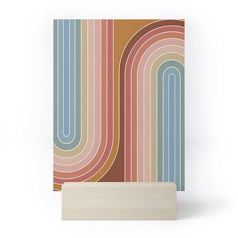 Colour Poems Gradient Curvature IX Mini Art Print
