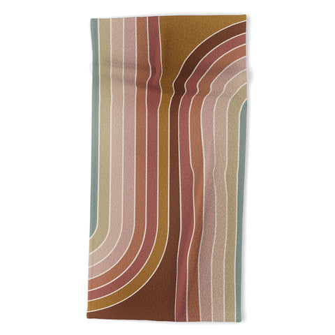 Colour Poems Gradient Curvature IX Beach Towel