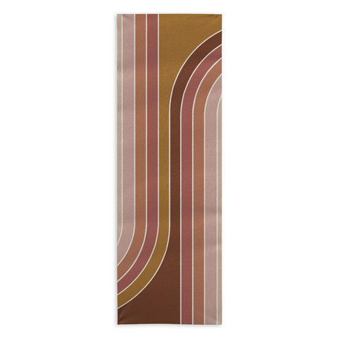 Colour Poems Gradient Curvature IX Yoga Towel