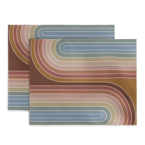 Colour Poems Gradient Curvature IX Placemat