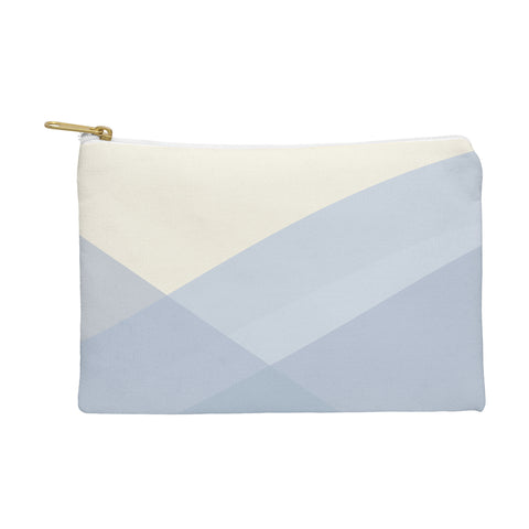 colour poems II Minimal Waves of Blue Pouch