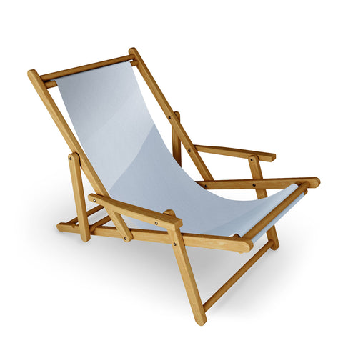 colour poems II Minimal Waves of Blue Sling Chair