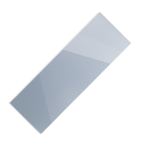 colour poems II Minimal Waves of Blue Yoga Mat