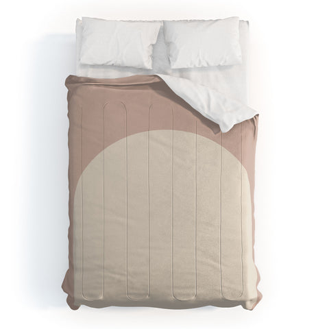 Colour Poems Minimal Arch Neutral Pink Comforter