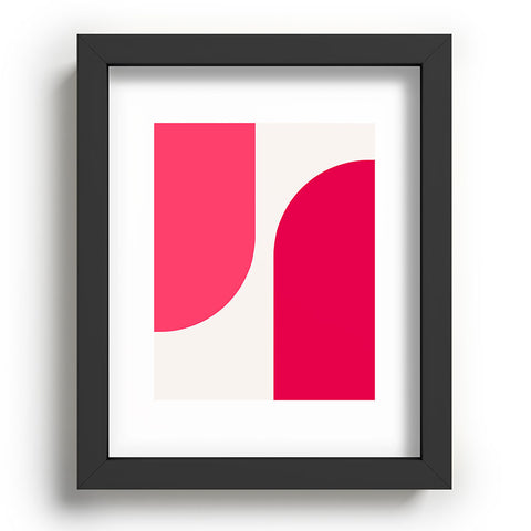 Colour Poems Minimal Arch Viva Magenta Recessed Framing Rectangle