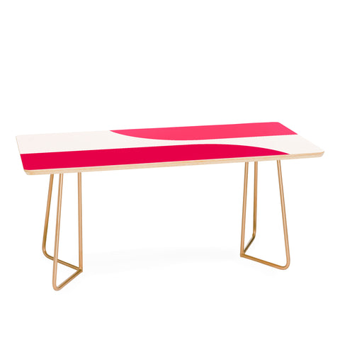 Colour Poems Minimal Arch Viva Magenta Coffee Table