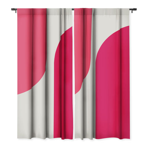 Colour Poems Minimal Arch Viva Magenta Blackout Non Repeat