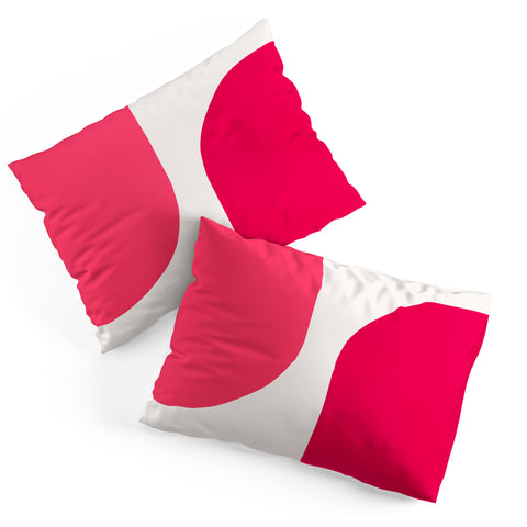 Colour Poems Minimal Arch Viva Magenta Pillow Shams