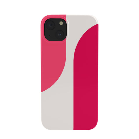 Colour Poems Minimal Arch Viva Magenta Phone Case