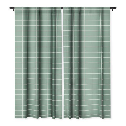 Colour Poems Minimal Grid XVII Blackout Window Curtain