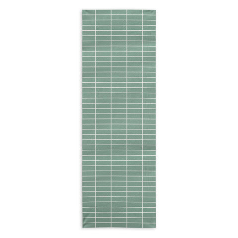 Colour Poems Minimal Grid XVII Yoga Towel