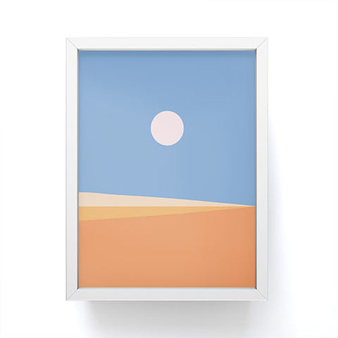 Colour Poems Minimal Horizon IV Framed Mini Art Print