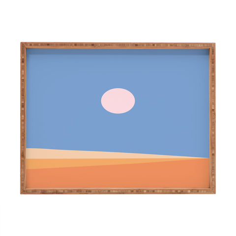Colour Poems Minimal Horizon IV Rectangular Tray