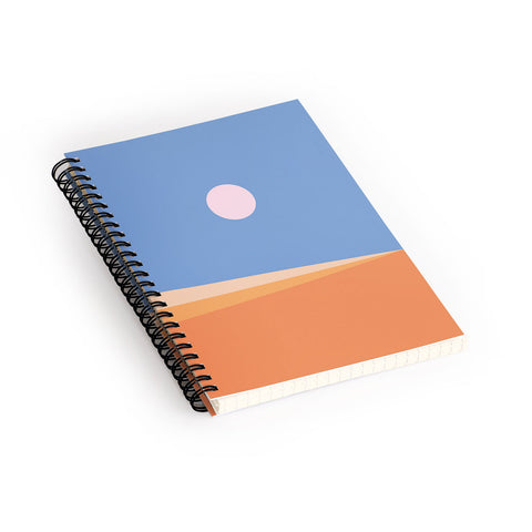 Colour Poems Minimal Horizon IV Spiral Notebook