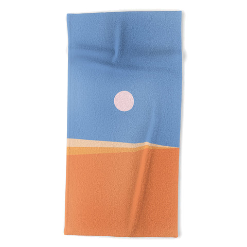 Colour Poems Minimal Horizon IV Beach Towel