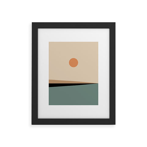 Colour Poems Minimal Horizon V Framed Art Print