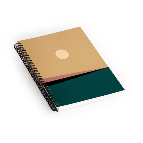 Colour Poems Minimal Horizon VI Spiral Notebook